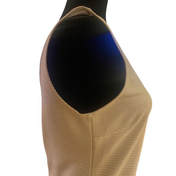 Forever 21 White Ribbed Sleeveless Mini Bodycon Dress Size Large - Picture 6 of 12